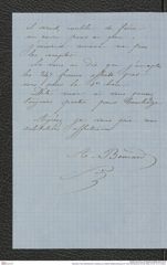 Nachlass Franz Steindachner, Quittung von Gabriel Adolphe Boucard an Franz Steindachner (03.08.1882), Inv.Nr. 47.10, Seite 2